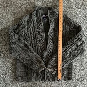 Lands End Women’s Green Knit Sweater